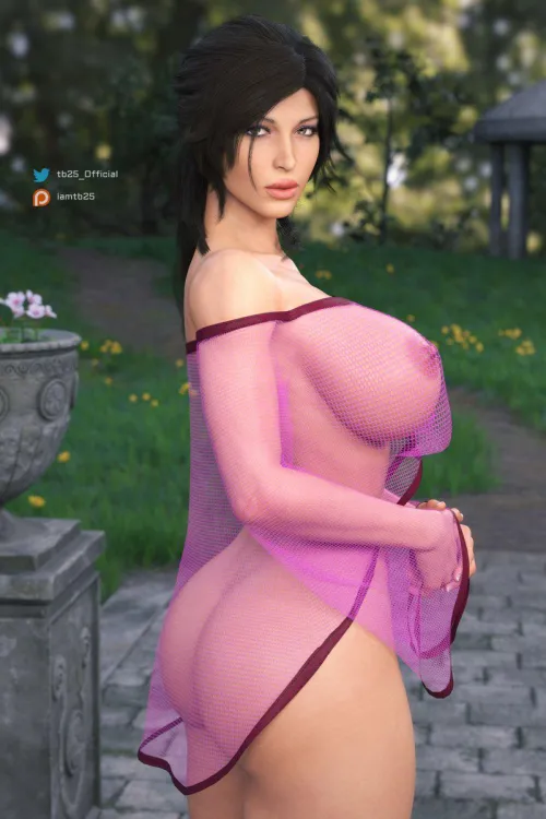 Lara Fishnet Dress (TB25) Thumbnail