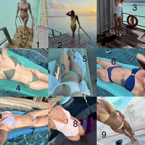 Leaving for Caribbean tonight. Which suits do I pack?!  (I have more but couldn’t fit them all in this pic ) Thumbnail