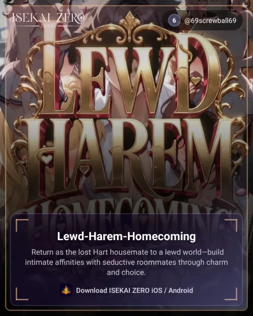 Lewd Roommate Harem Scenario – No Filters, Just Affinities and Spice (Isekai.world Share) Thumbnail