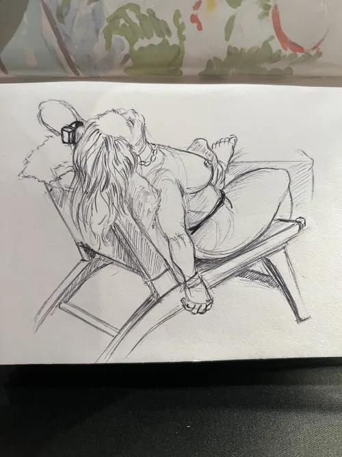 Life drawing model Thumbnail