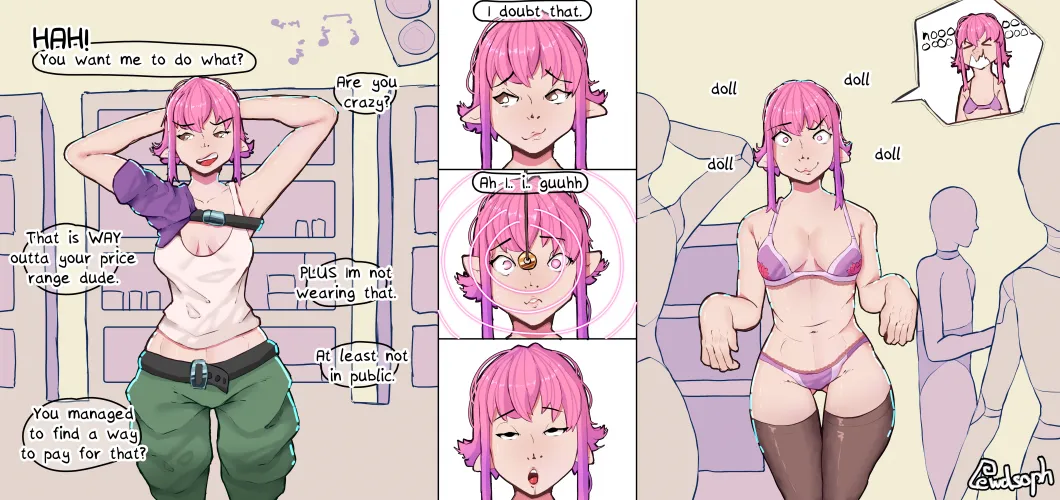 lily is a good display doll for this store~ (wish it could join her <3) (oc) (lewdsoph) Thumbnail