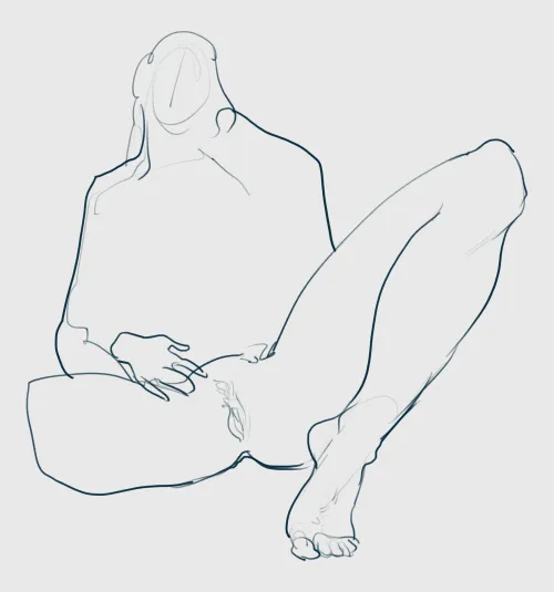 line work, digital sketch by me Thumbnail