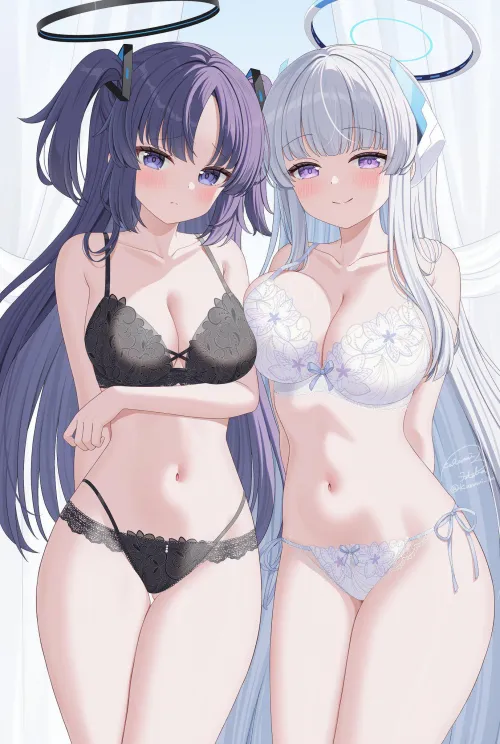 Lingerie Yuuka and Noa Thumbnail