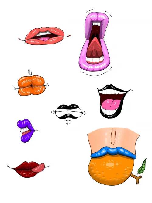 lips practice, trying out digital Thumbnail