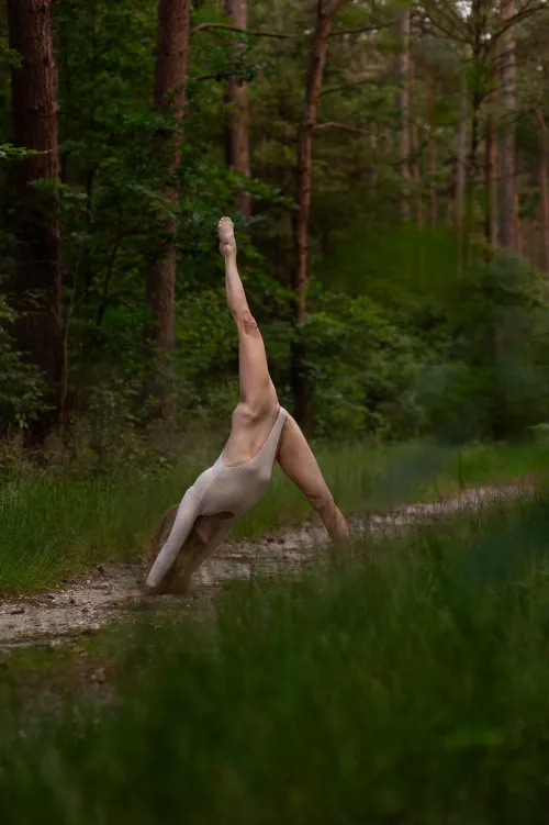 Love doing yoga outdoors Thumbnail