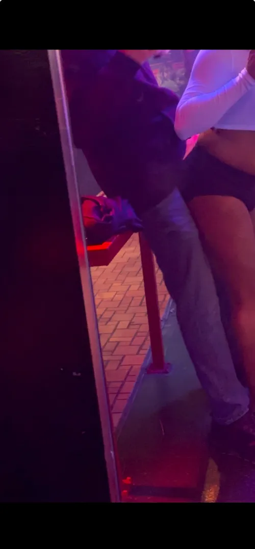 Love when they sneak up behind me thinking I won’t notice at the bar :) Thumbnail