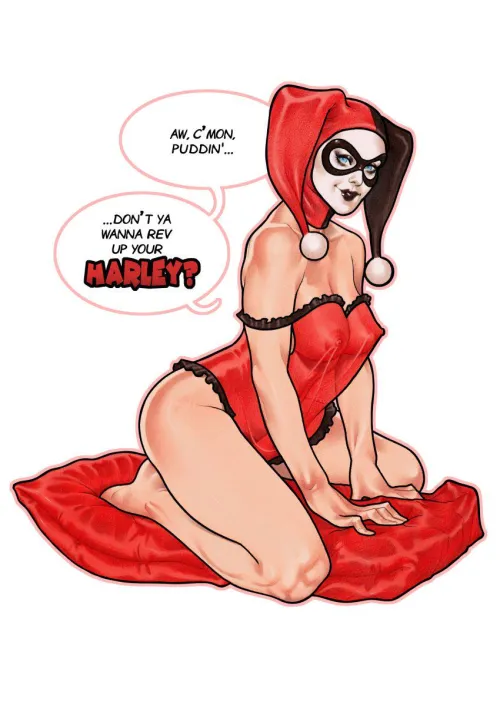 [Lucas Silva] (D.C.) Harley Quinn Ready For Her Lover To Rev Her Thumbnail