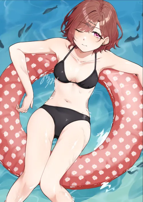 madoka on a floaty Thumbnail