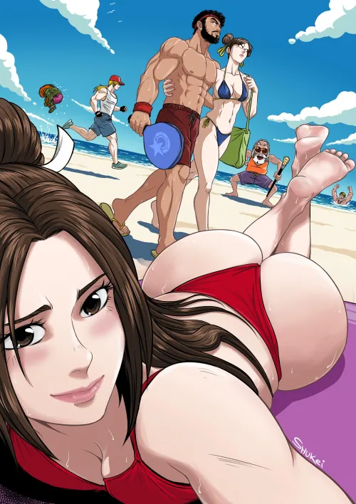 Mai at the Beach (Shukeiart) Thumbnail