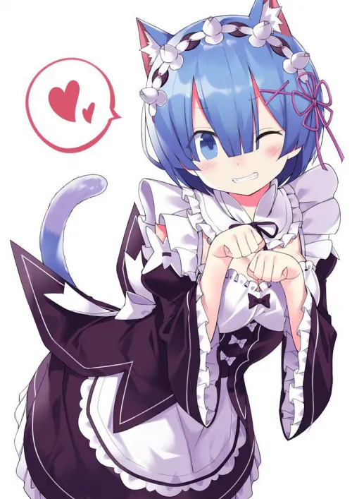 Maid cat Rem  Thumbnail