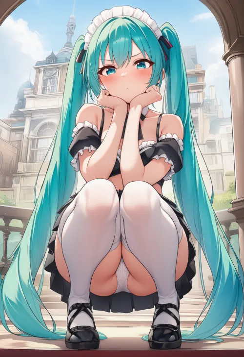 Maid Hatsune miku Thumbnail