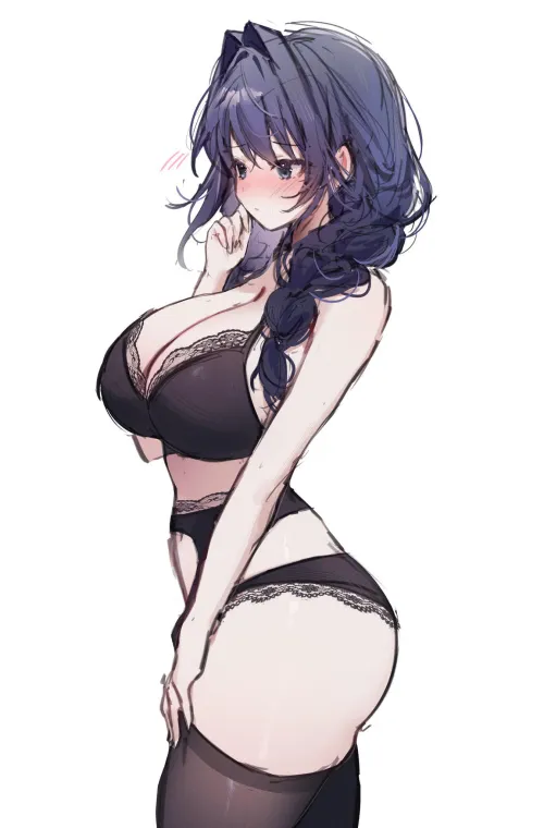 Maid Kronii in lingerie Thumbnail