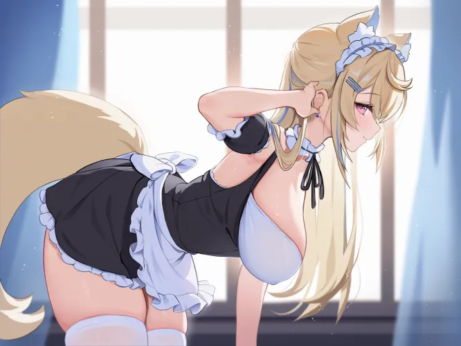 Maid outfit Fuwawa Thumbnail