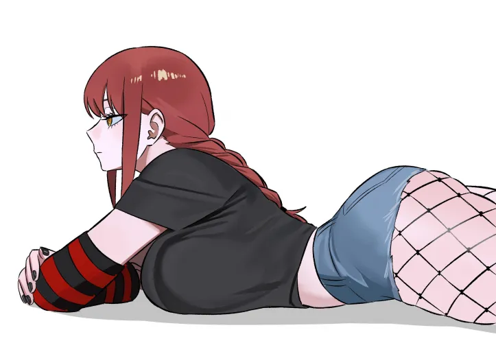 Makima Laying On Her Stomach Thumbnail