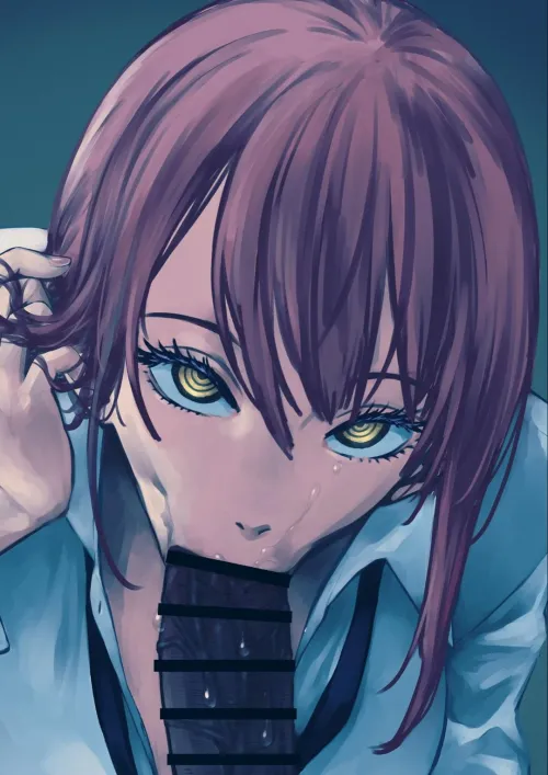 Makima-San skilled slurpees (Artwork by Kyugata) Thumbnail