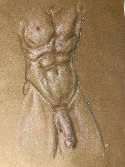 Male Torso Study by me Thumbnail