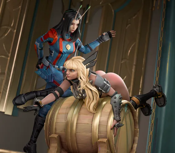 Mantis spanking Magik (KinkBlink) Thumbnail