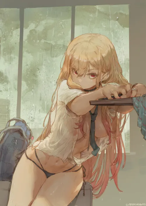 Marin soaking in the rain Thumbnail