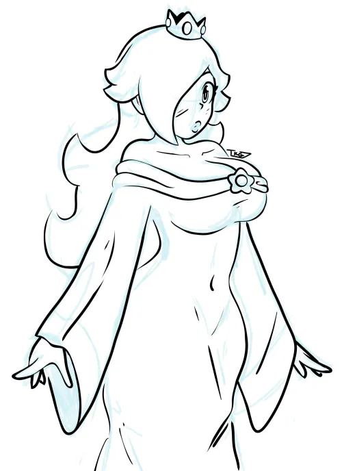 Mario Wonder’s Rosalina for some reasons (artist : TakHugo (me!)) Thumbnail