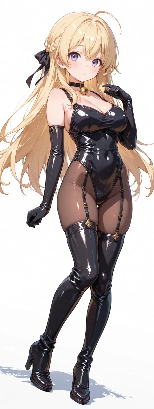 Matching Gloves & Thigh High Boots Thumbnail