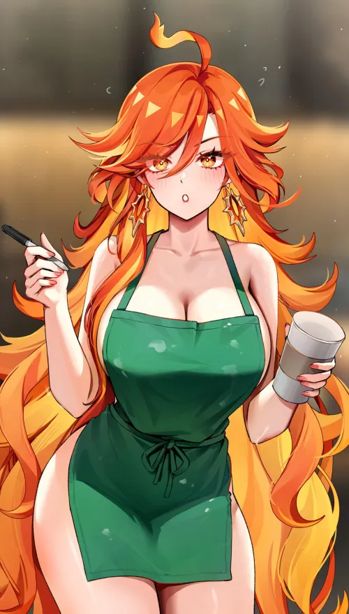 Mavuika Working at Starbucks (FoxyReine)  Thumbnail