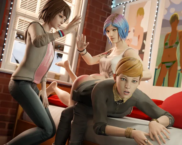 Max and Chloe punish Victoria (KinkBlink) Thumbnail