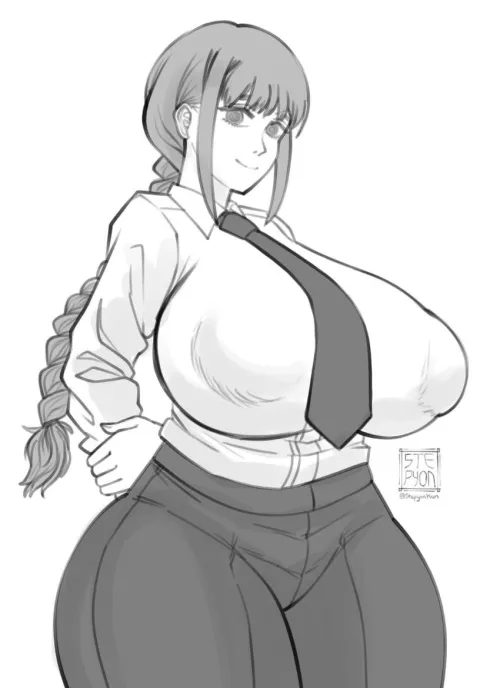 Meaty Makima ma'am big BANGS (Artwork by Stepyon) Thumbnail