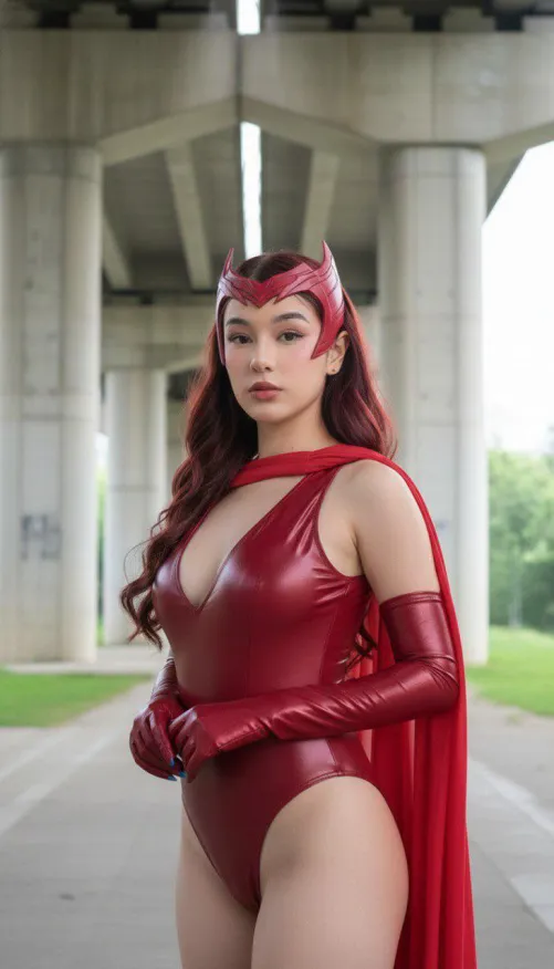 meet my scarlet witch cosplay (luna) Thumbnail