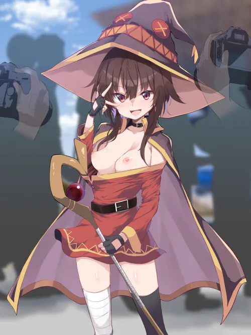 Megumin Wardrobe Malfunction (arutana) Thumbnail