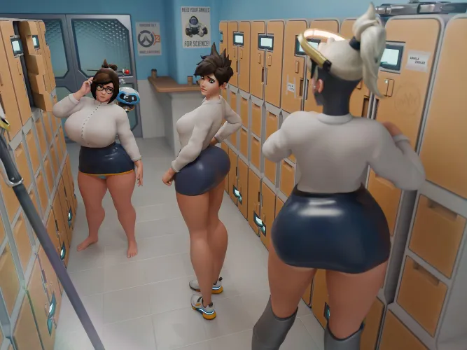 Mei, Tracer & Mercy New Uniforms (Rhyw) Thumbnail