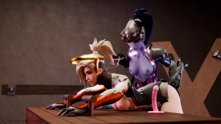 Mercy can only handle so much of Widowmaker's methods (spicymallowss) Thumbnail