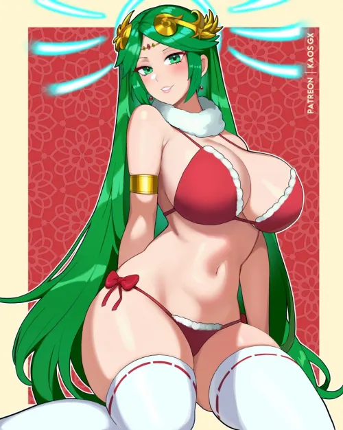 Merry Christmas from Palutena (kaosart) Thumbnail