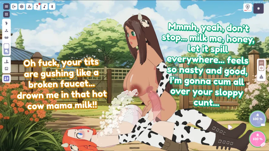 [M/F] Hosing my lover in gallons of hot milk while I hump her raw (Lust Cupid/Dinotonte) Thumbnail