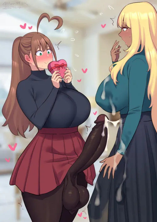 Midori Giving Some Cream with her Chocolate (Allurmilk) Thumbnail