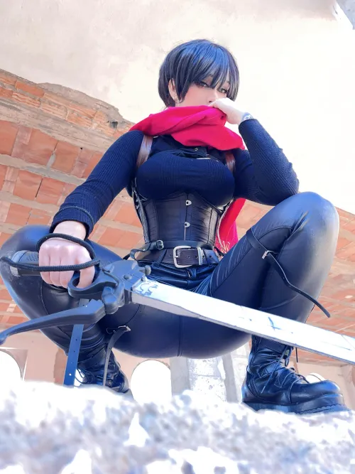 Mikasa cosplay by Nyukix Thumbnail