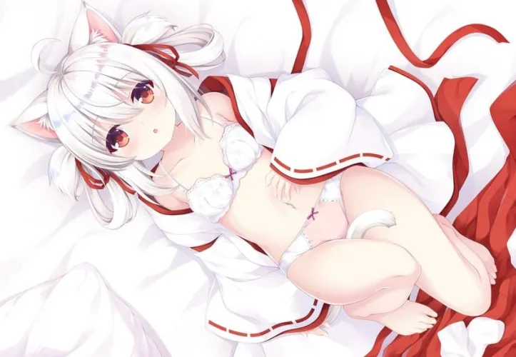 Miko in her sexy underwear (sakuraba hikaru (loveindog)) Thumbnail