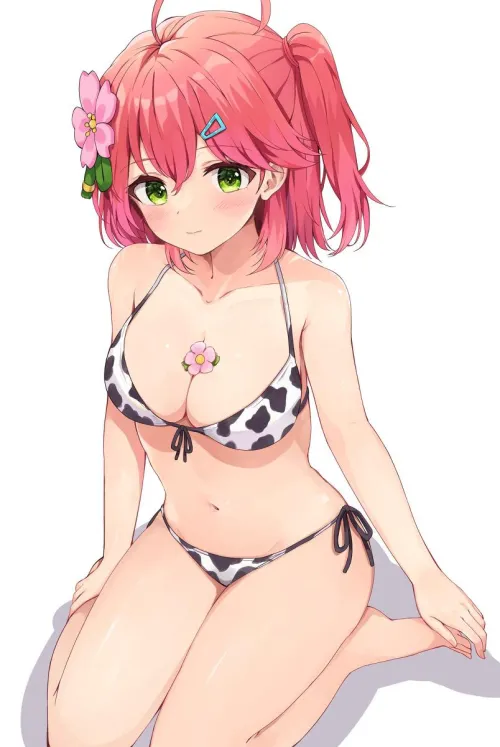 Mikos cow bikini [Hololive] Thumbnail