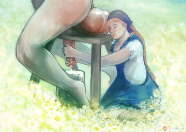 Milking the bull among the daisies Thumbnail