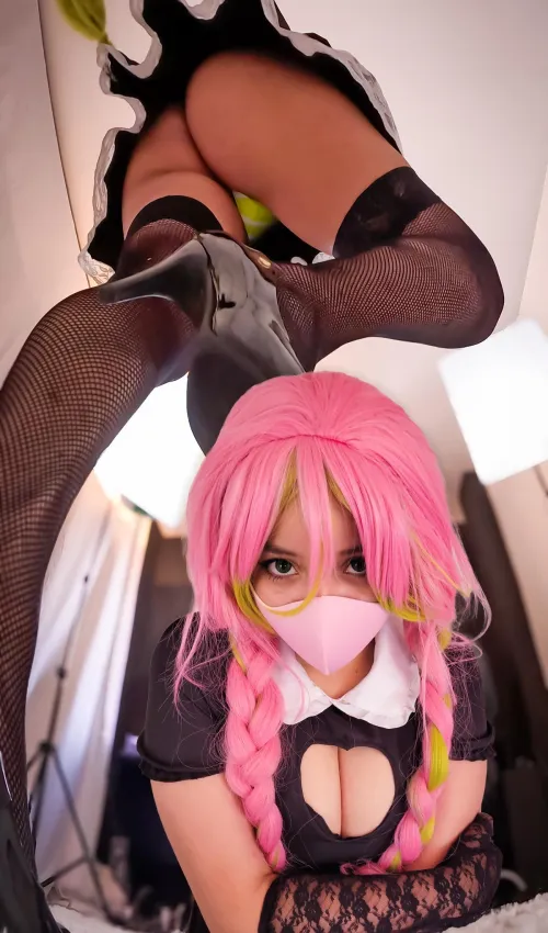 Mitsuri Maid cosplay with two angles by me!! (doujinempress) Thumbnail