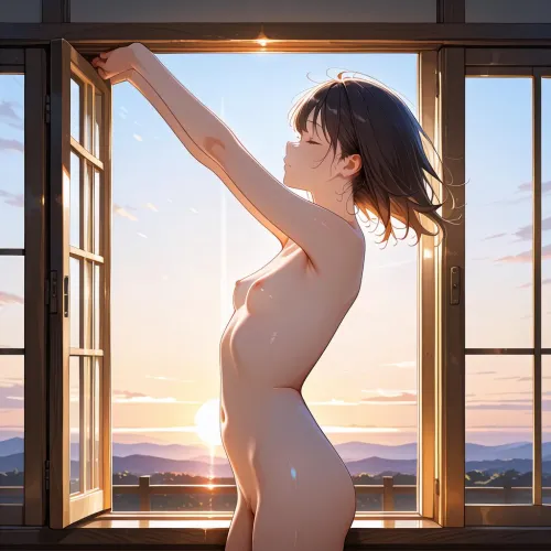 Morning stretch at the window… Thumbnail