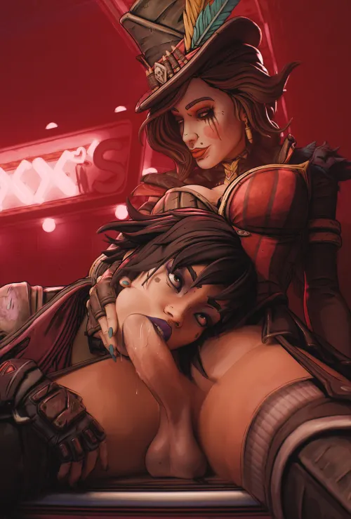 Moxxi giving Vex more than just a taste (Fugtrup) Thumbnail