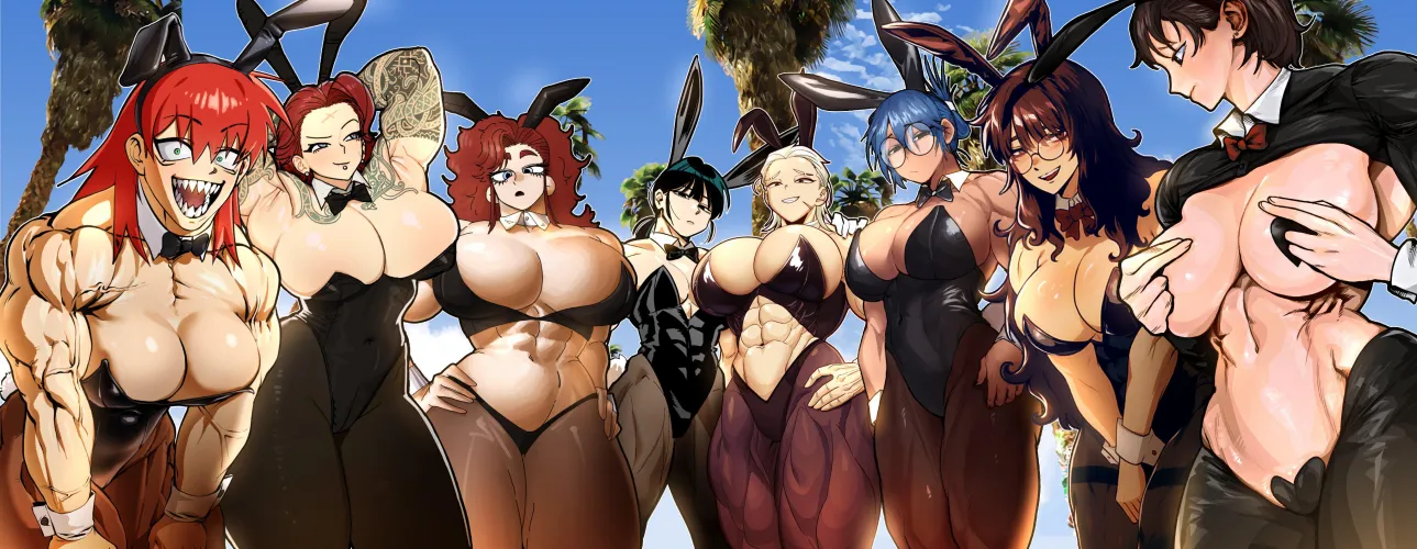 Musclegirls Collab (Sparkeyjinjin & other artists) [Original] Thumbnail