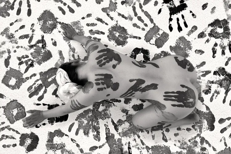 My body carries the echo of many hands Thumbnail