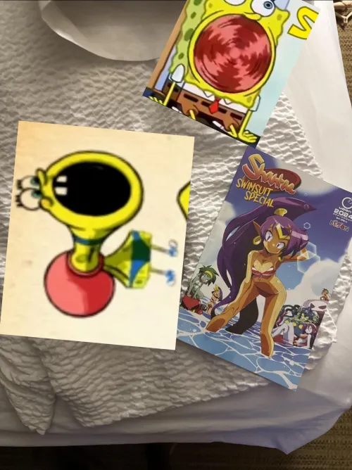 My favorite SpongeBob toys released with the Shantae Swimsuit Special comics❤️ Thumbnail