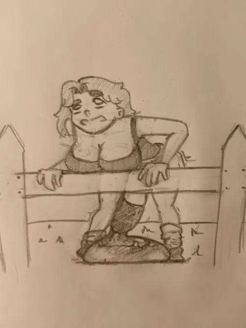 My first proper sketch, it feels off somehow, I can't tell why Thumbnail