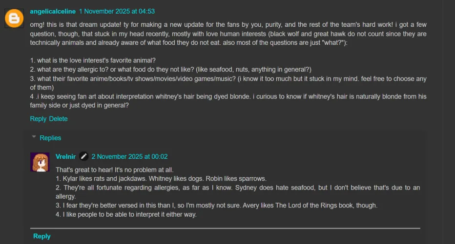 My first QNA from Vrel! Thumbnail