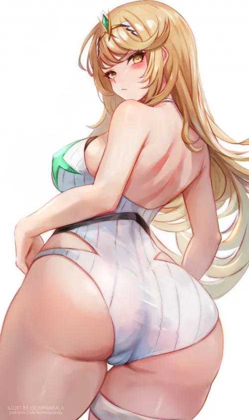 Mythra From Behind (LeonMandala) Thumbnail