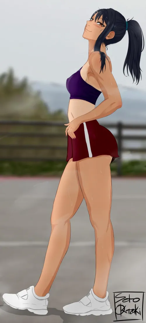 Nagatoro on a jog Thumbnail