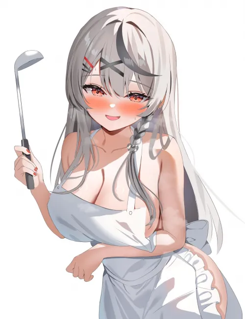 Naked apron Chloe [Hololive] Thumbnail