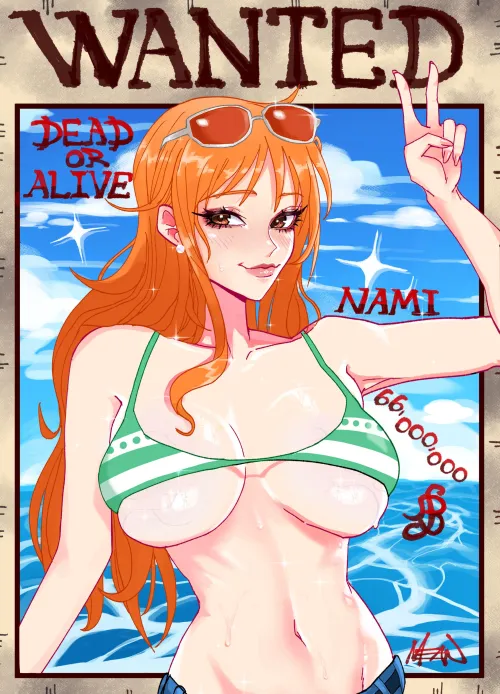 Nami [Art by SortaMean on X] Thumbnail